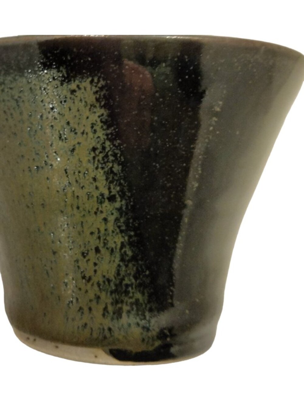 Earthenware Studio Art Rustic Pottery Bowl Brown Earth Tones Vase Planter USA - Picture 8 of 9